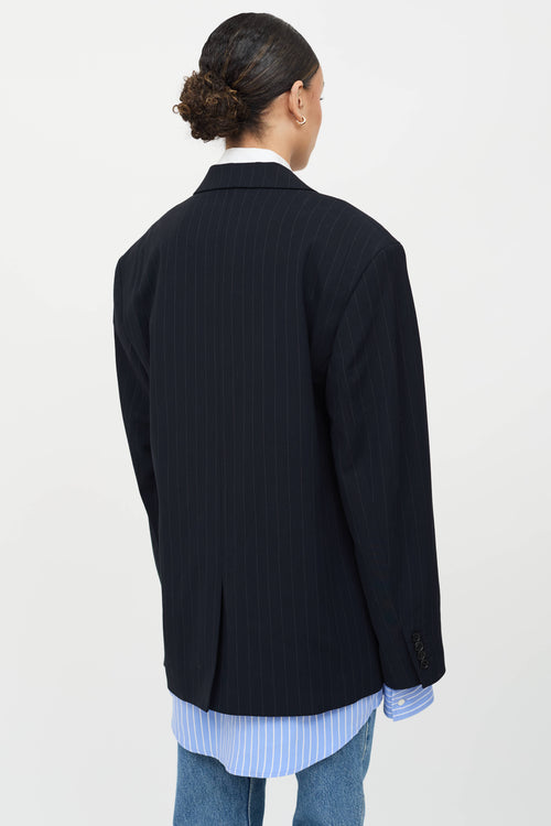 Acne Studios Layered Pinstripe Blazer
