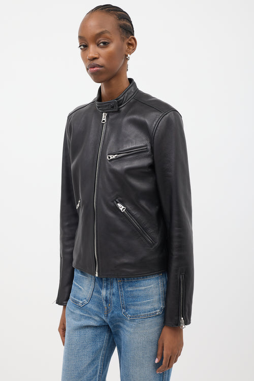 Acne Studios Leather Biker Jacket