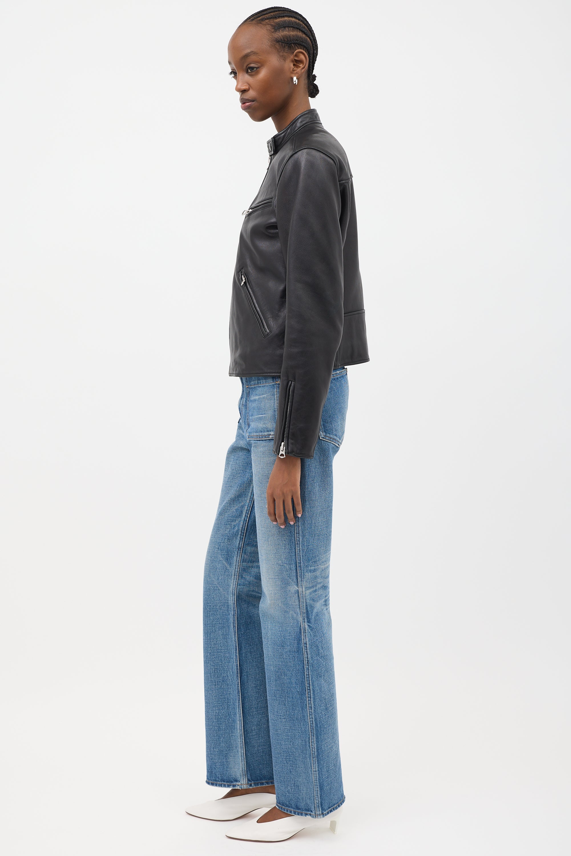 Acne Studios Leather Biker Jacket
