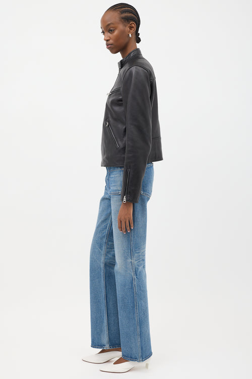 Acne Studios Leather Biker Jacket