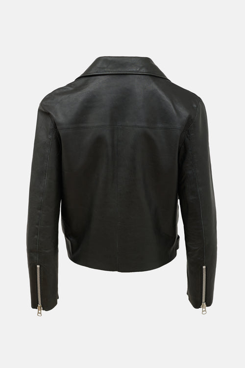 Acne Studios Leather Biker Jacket