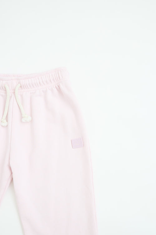 Acne Studios Kids Face Logo Cotton Co-Ord Set
