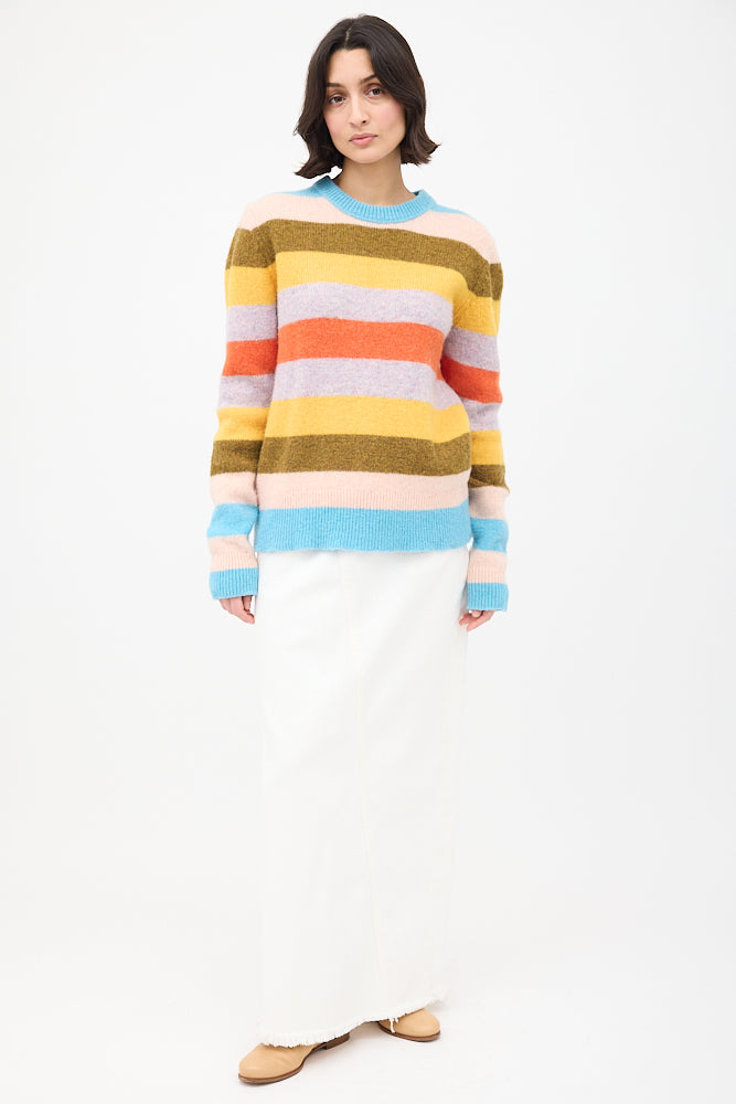 Acne Studios Multicolour Wool Kai Striped Sweater