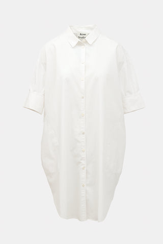 Acne Studios Poplin Lash Shirt Dress