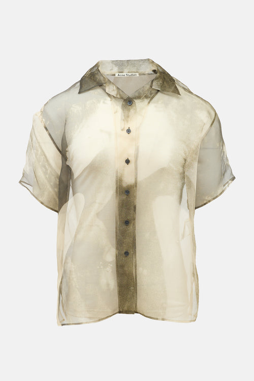 Acne Studios Spring 2020 Sheer Propaganda Shirt