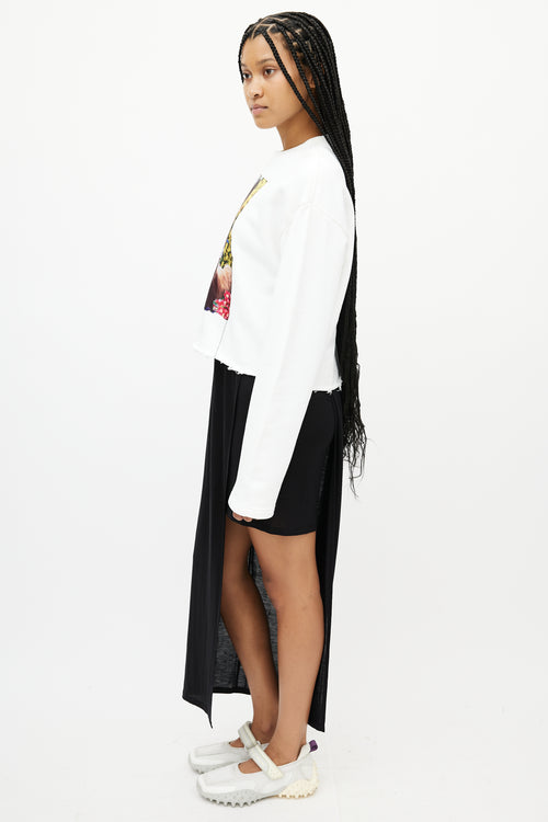 Acne Studios White & Multicolour Pony Sweatshirt