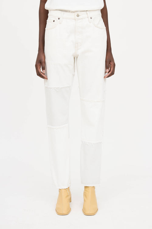 Acne Studios2001 Frayed Patchwork Jeans