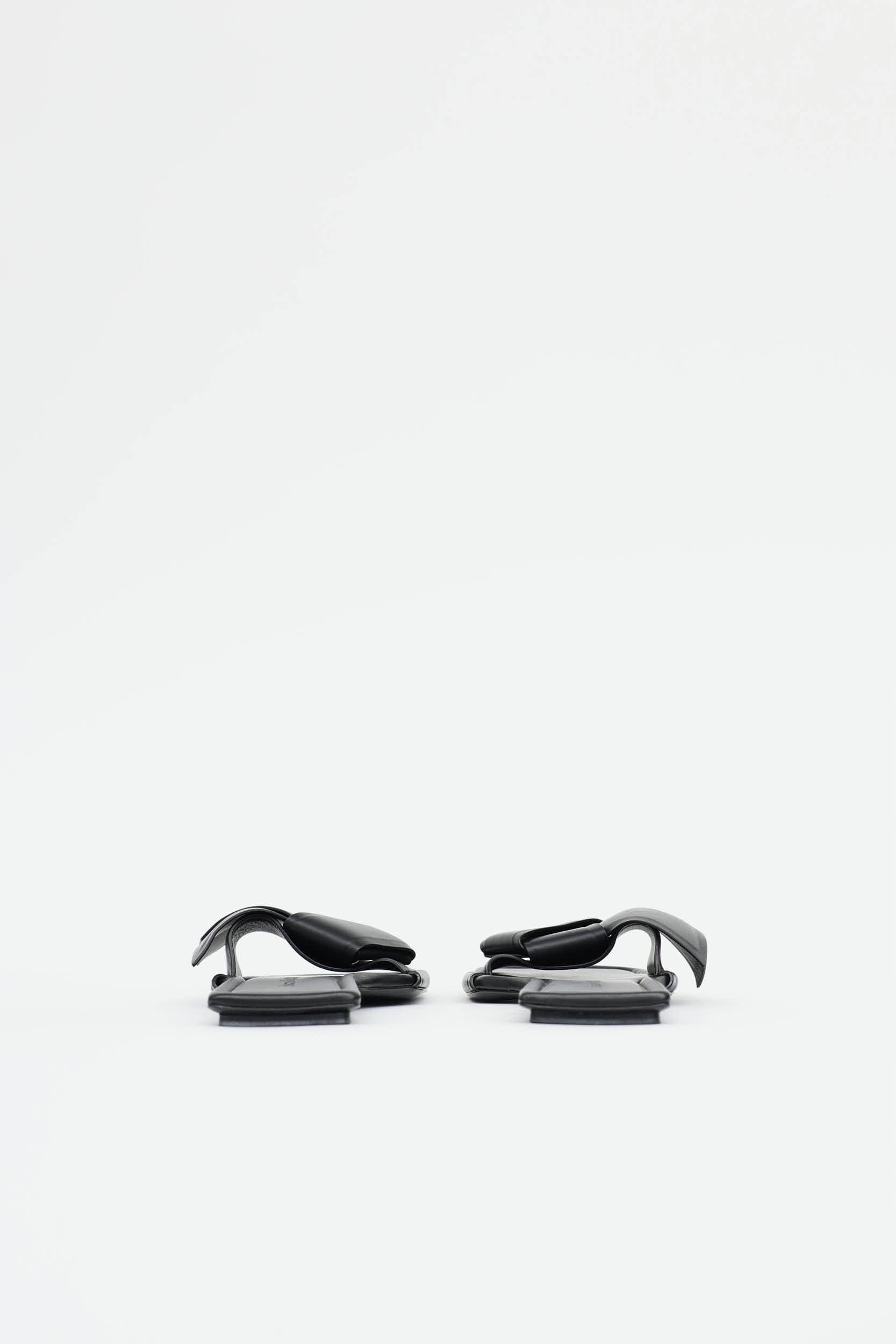 Acne Studios Leather Musubi Bow Sandal