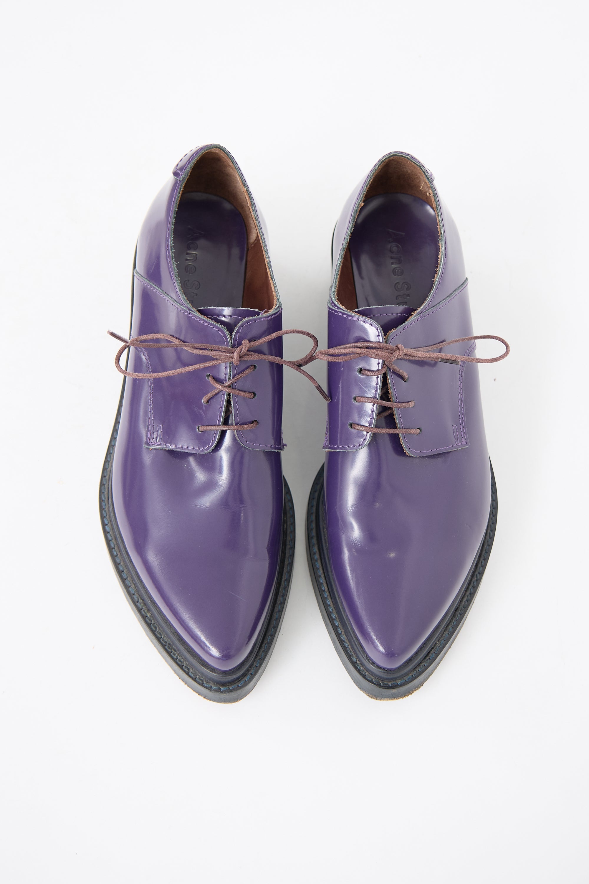 Acne Studios Patent Lark Oxford