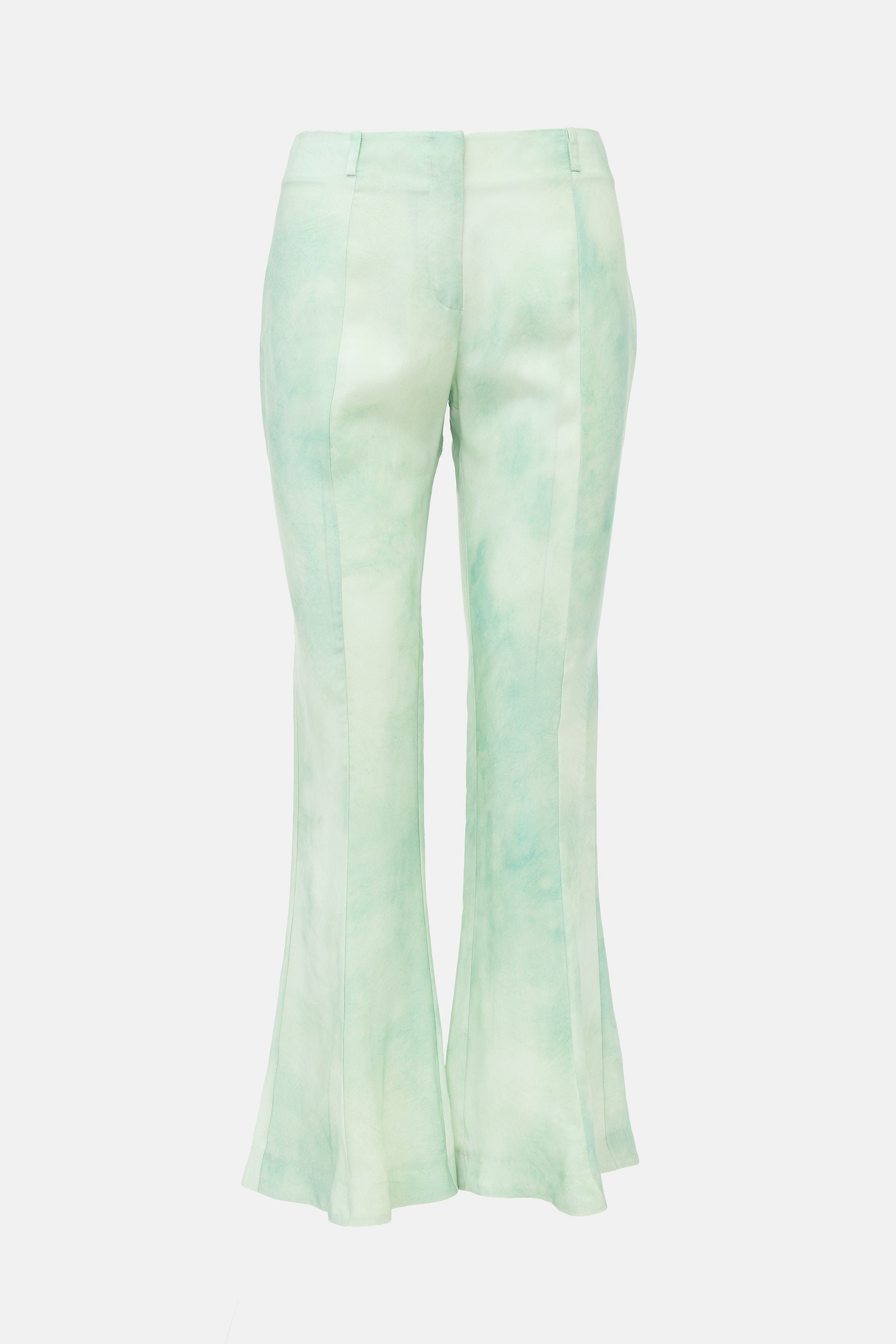 Acne Studios Satin Tie Dye Flared Pant