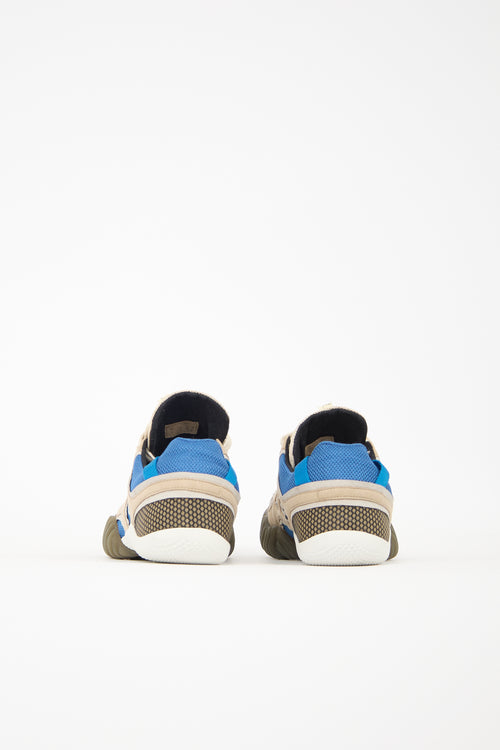 Acne Studios Suede & Mesh Berun Sneaker