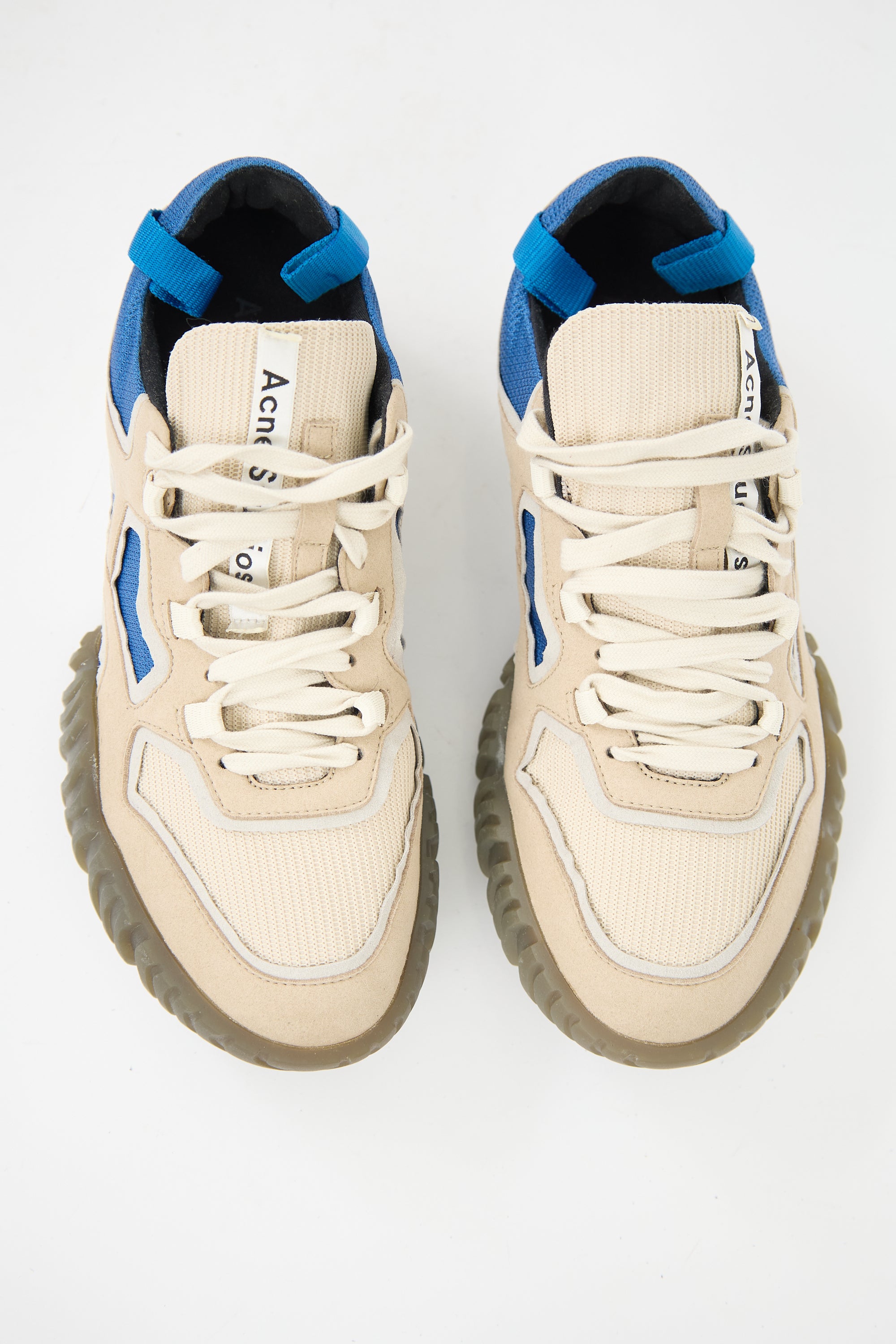 Acne Studios Suede & Mesh Berun Sneaker