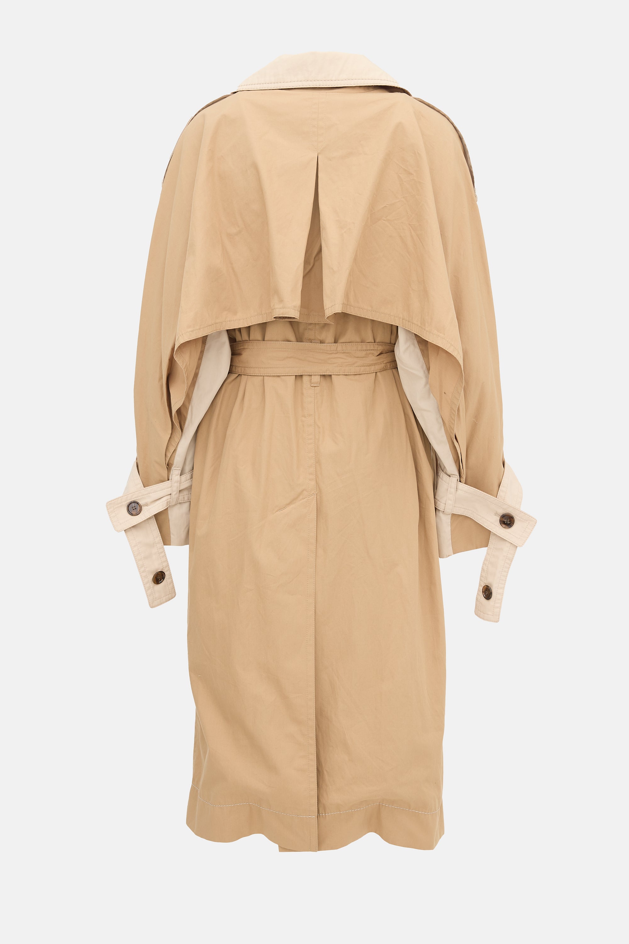 Acne Studios Two Tone Belted Trench Coat