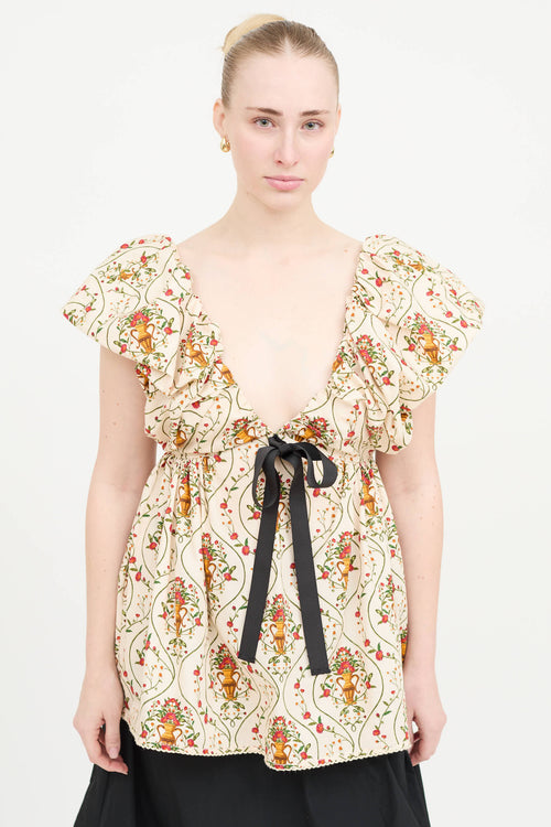 Aguabendita Floral Horizonte Dress