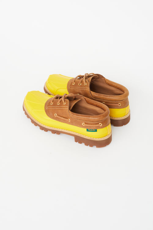 Aimé Leon Dore Yellow & Brown Low Pápia Boot