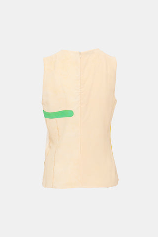 Akris Silk Colour Block Top