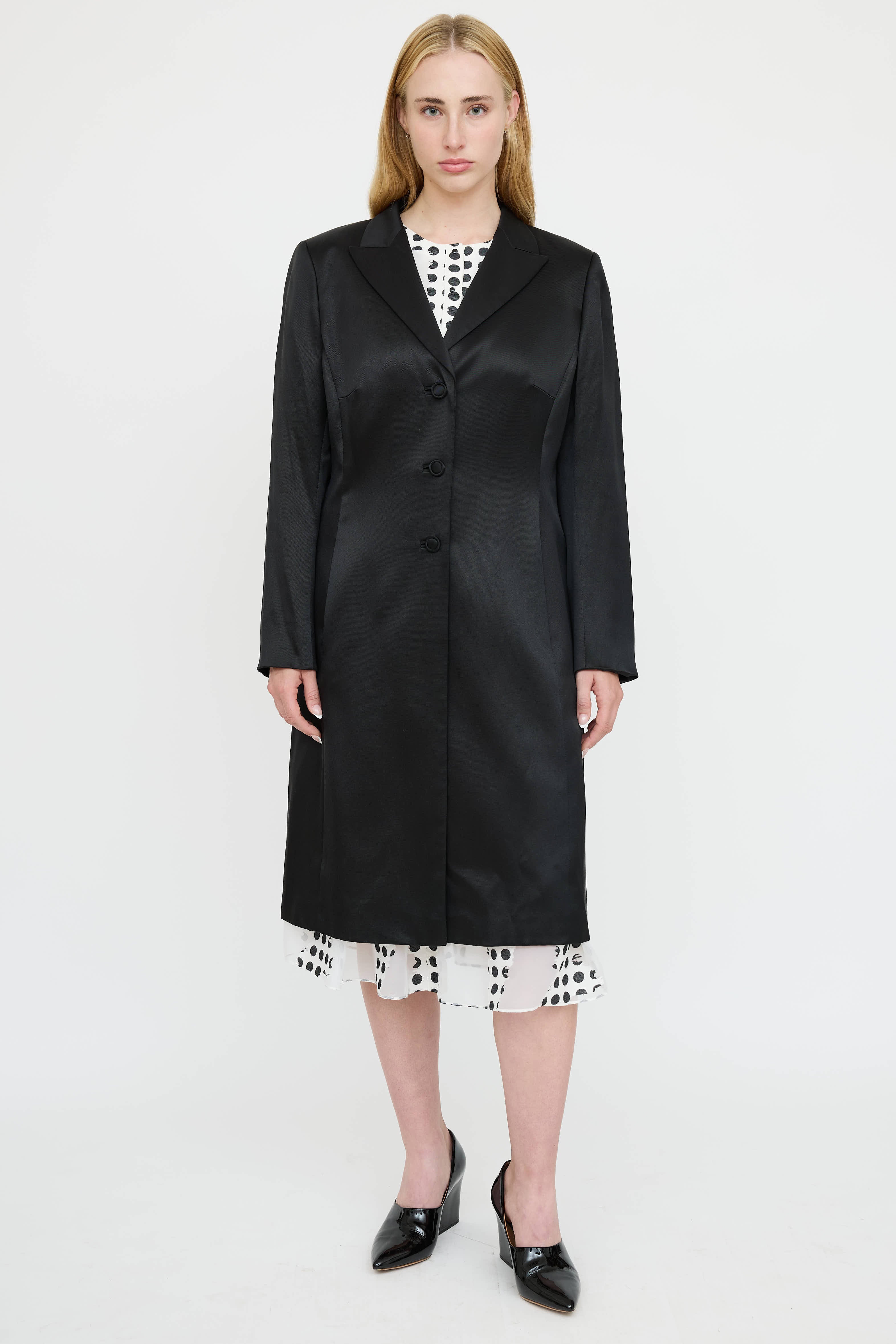 Akris Silk Double Breasted Blazer