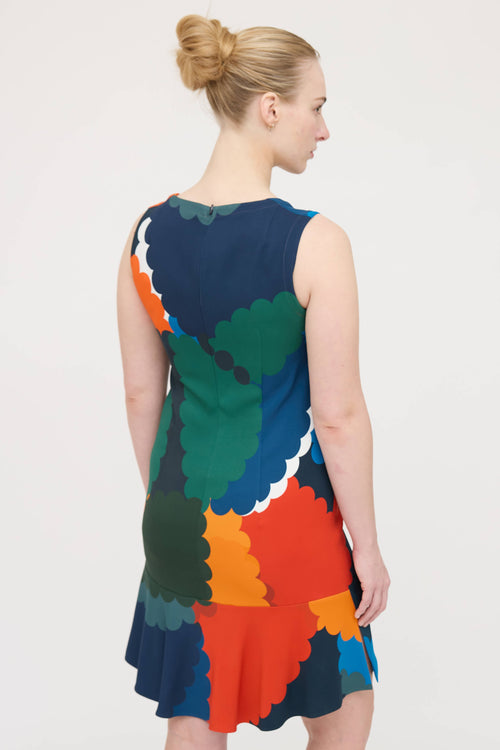 Akris Patterned Sleeveless Dress