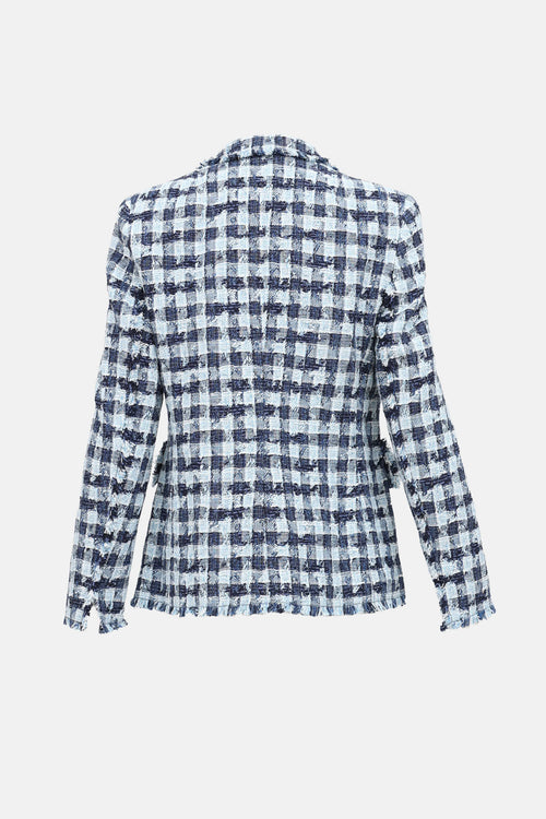  Tweed Double Breasted Blazer