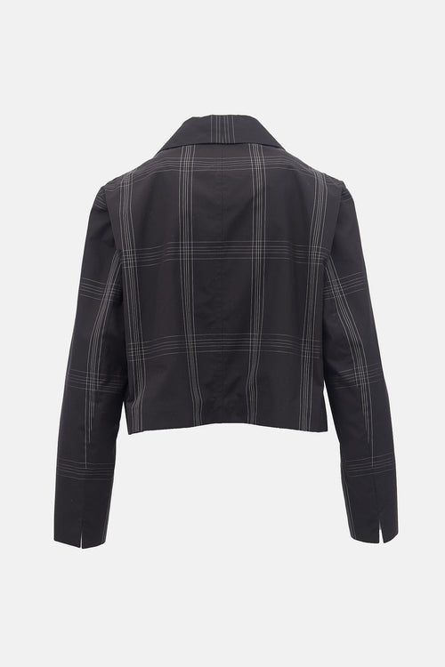 Akris Check Trench Set