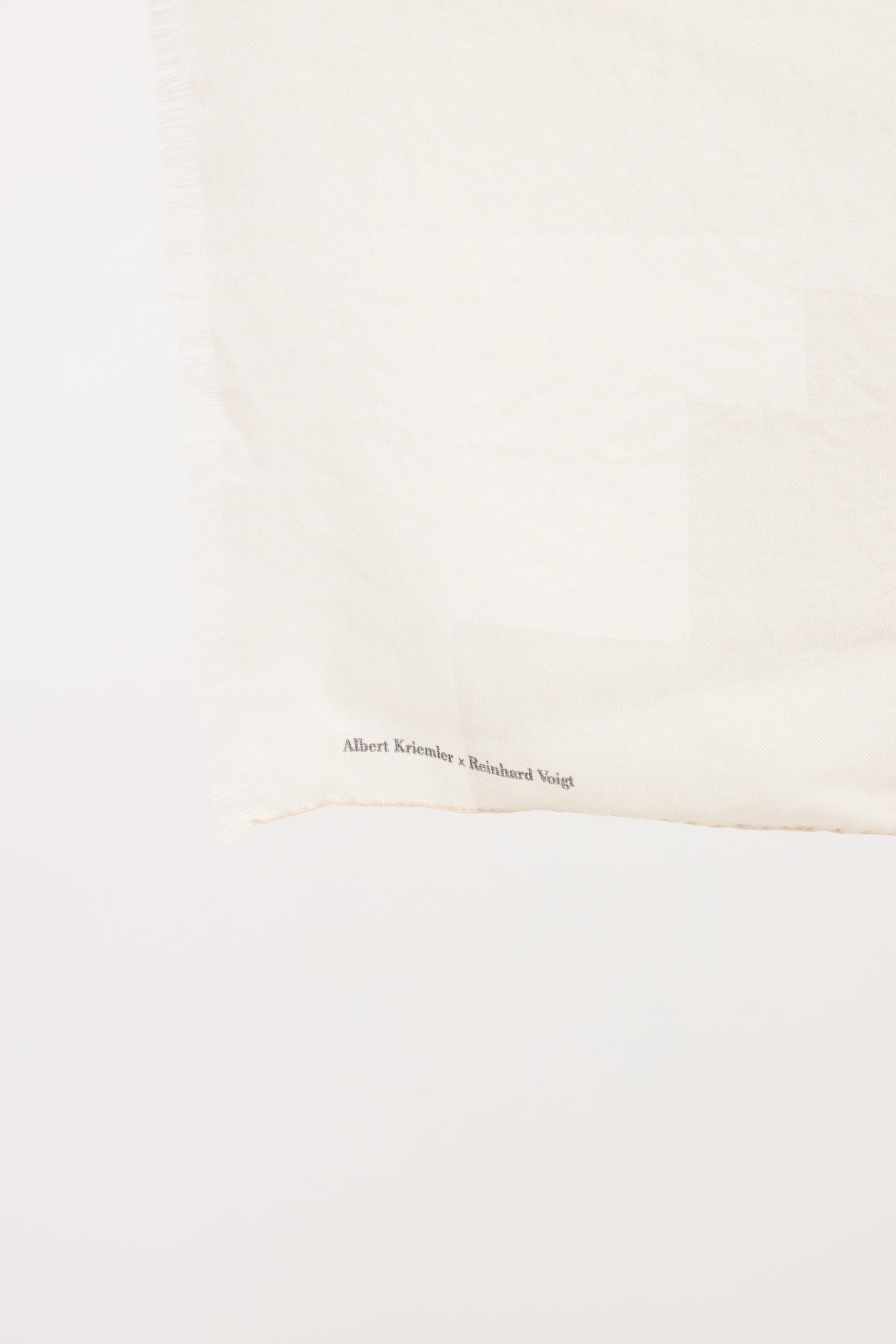 Akris FW 2022 Frayed Scarf