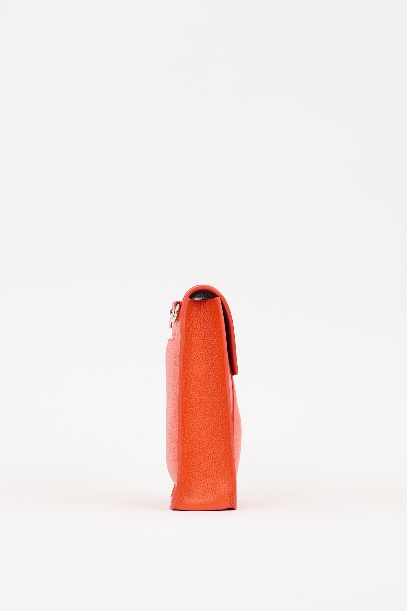 Akris Orange Leather Little Anouk Bag