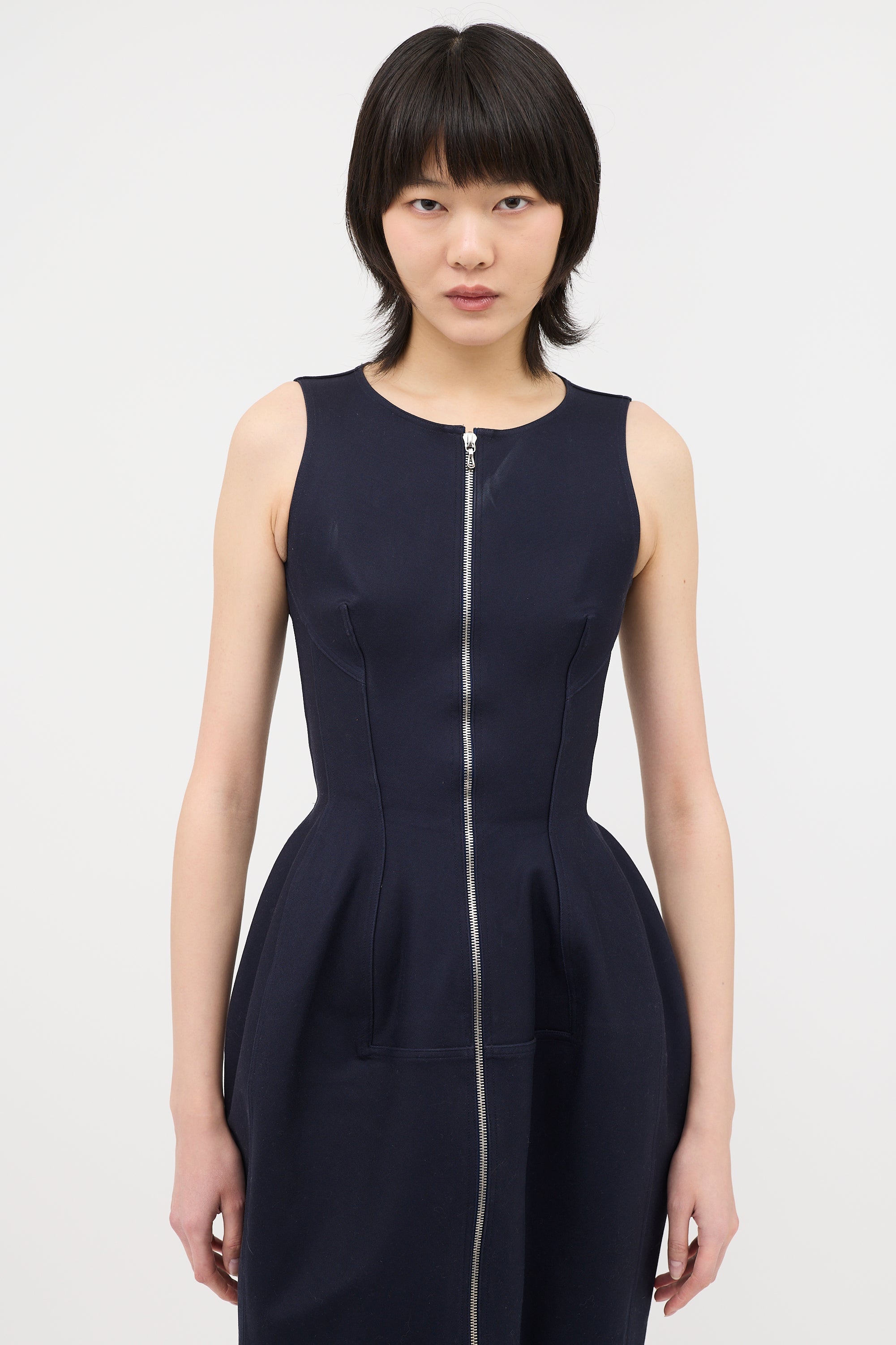 Alaïa A-Line Zip Dress