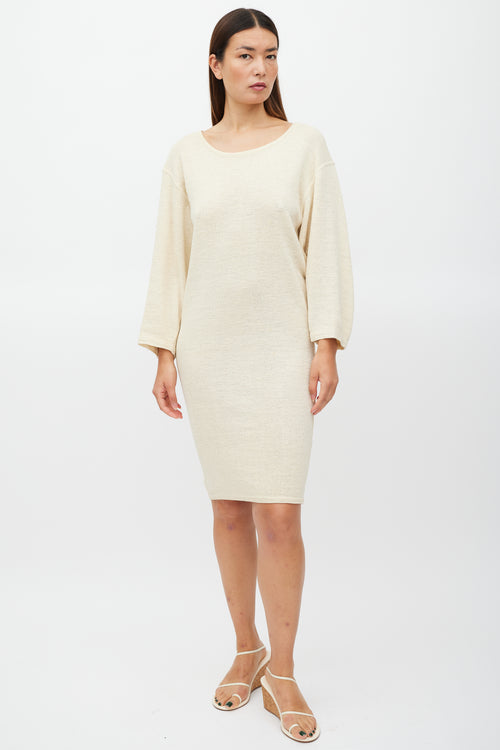 Alaïa Beige Knit Co-Ord Set