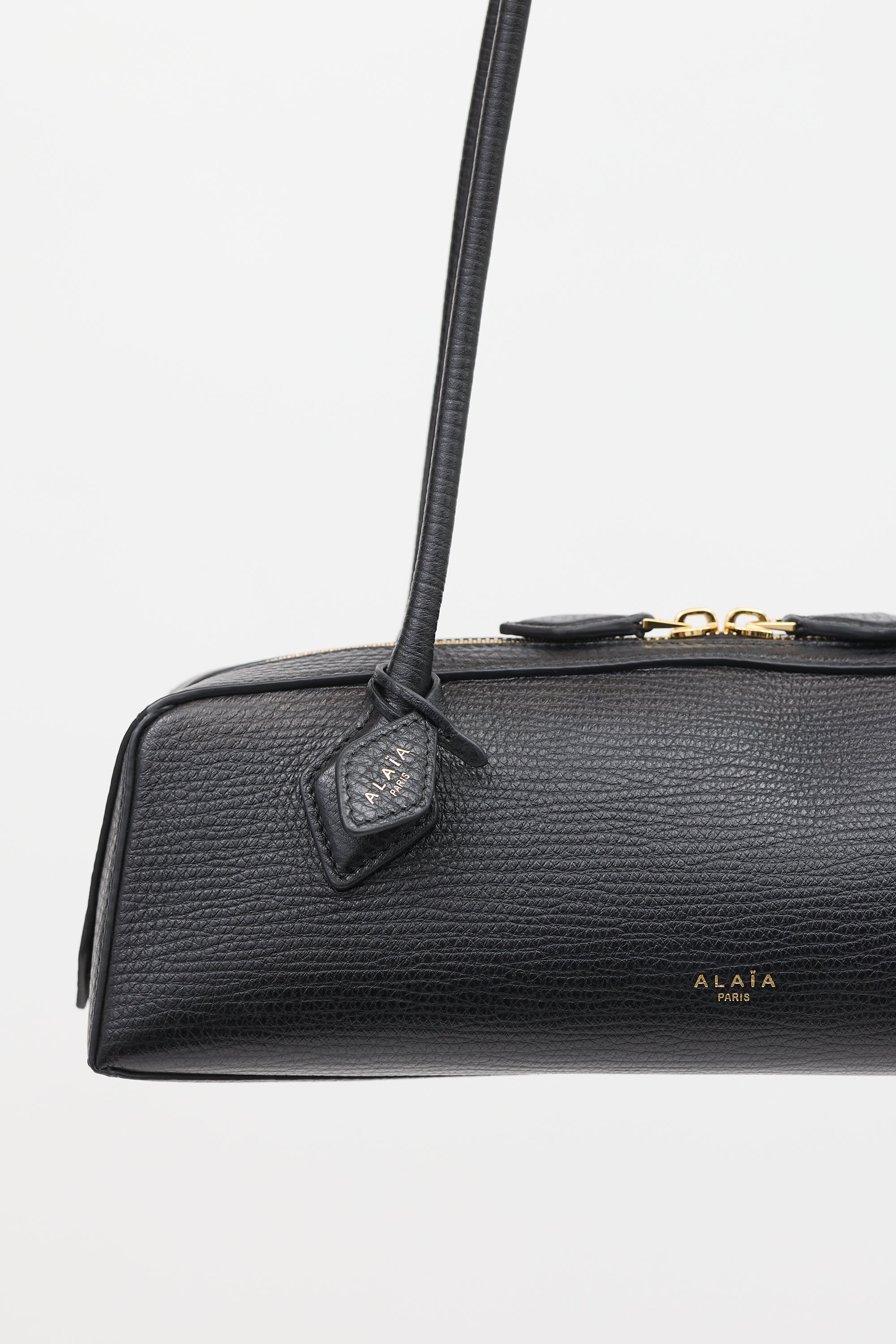 Alaïa Black Leather Medium Le Teckel Shoulder Bag