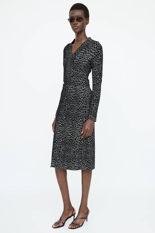Alaïa Textured Pattern Dress
