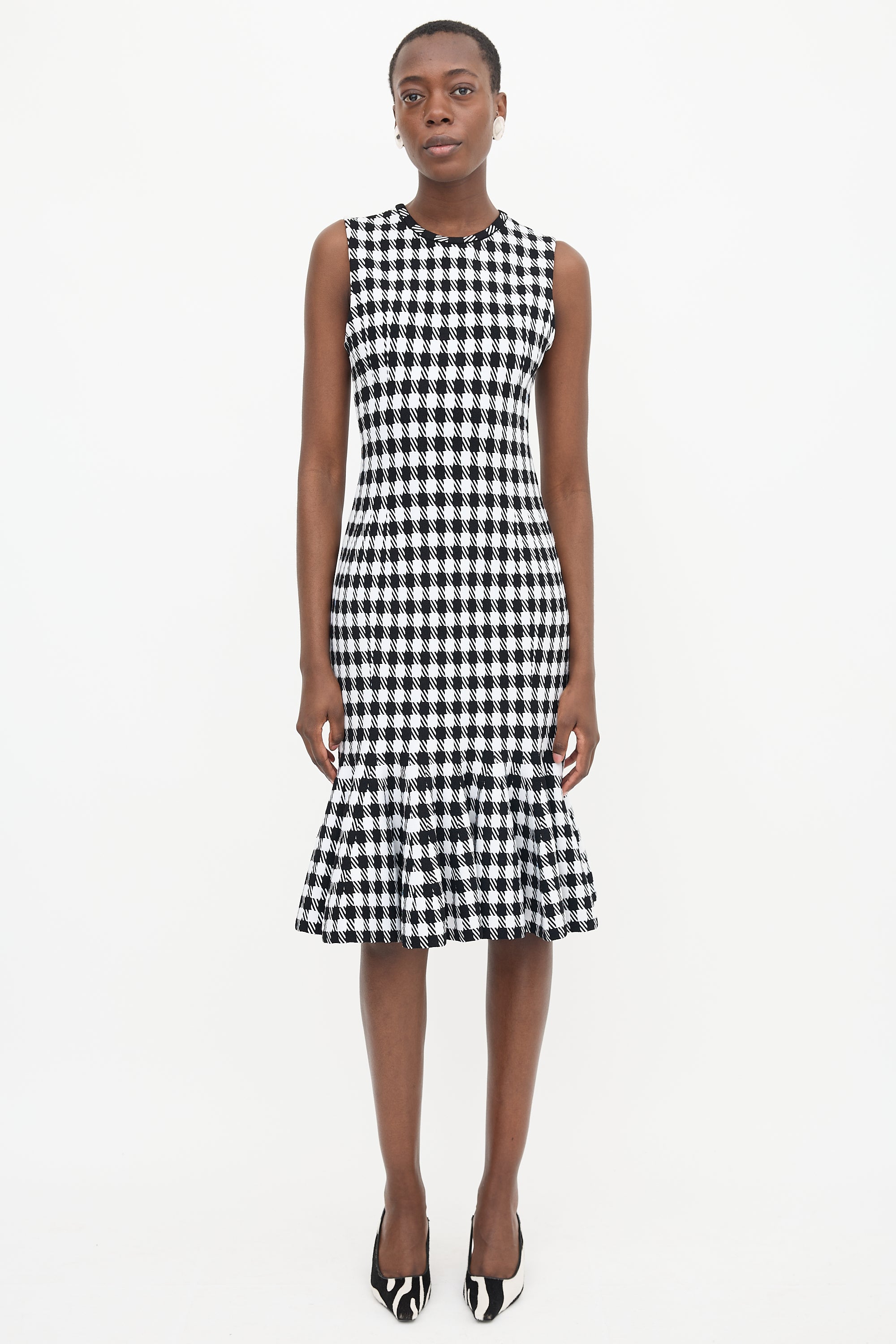 Alaïa Jacquard Patterned Dress