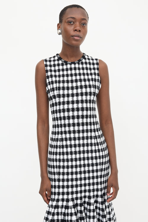 Alaïa Jacquard Patterned Dress