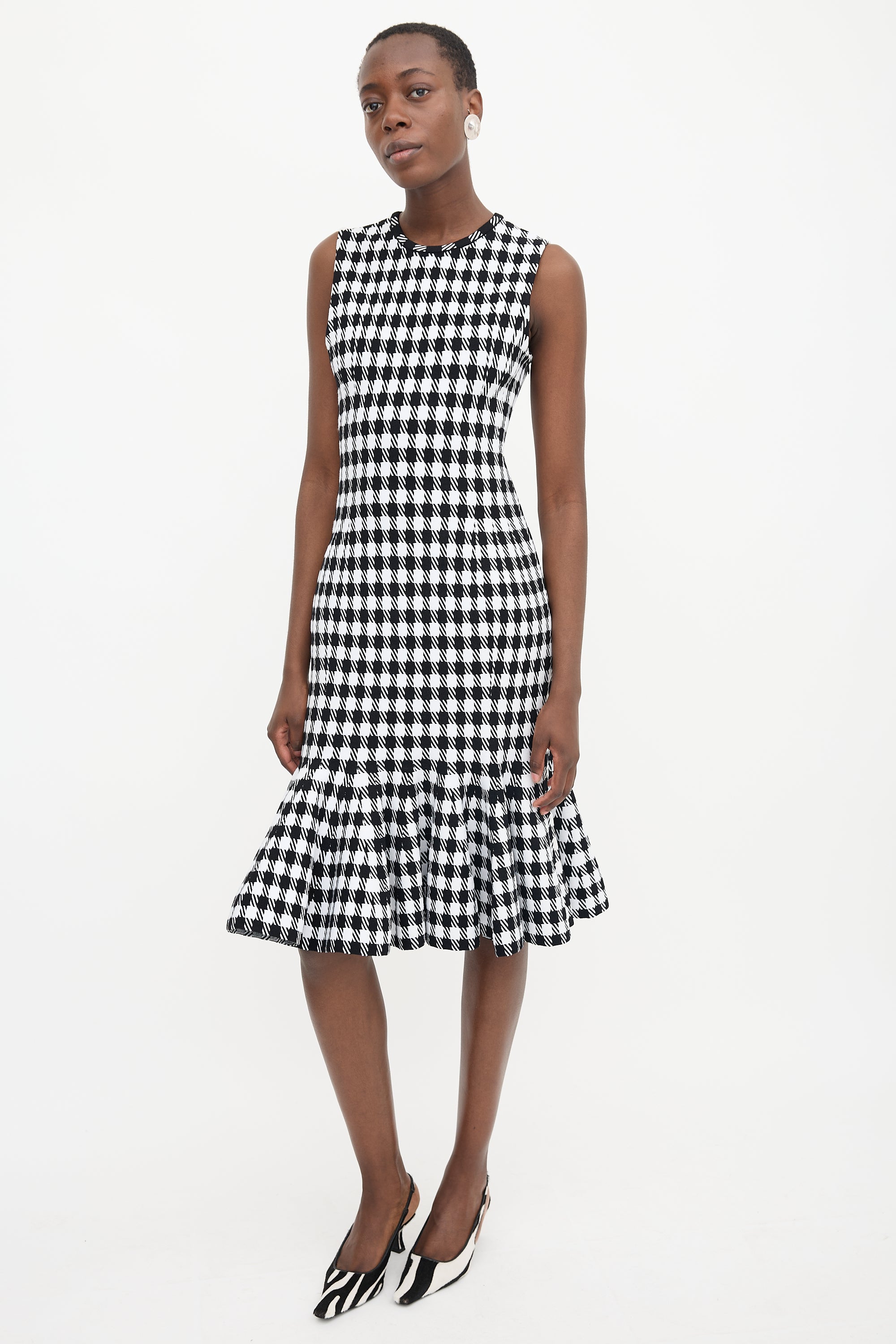 Alaïa Jacquard Patterned Dress