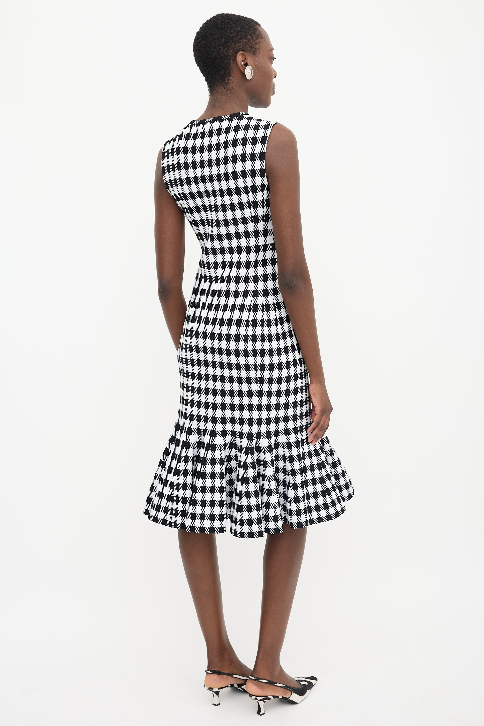Alaïa Jacquard Patterned Dress