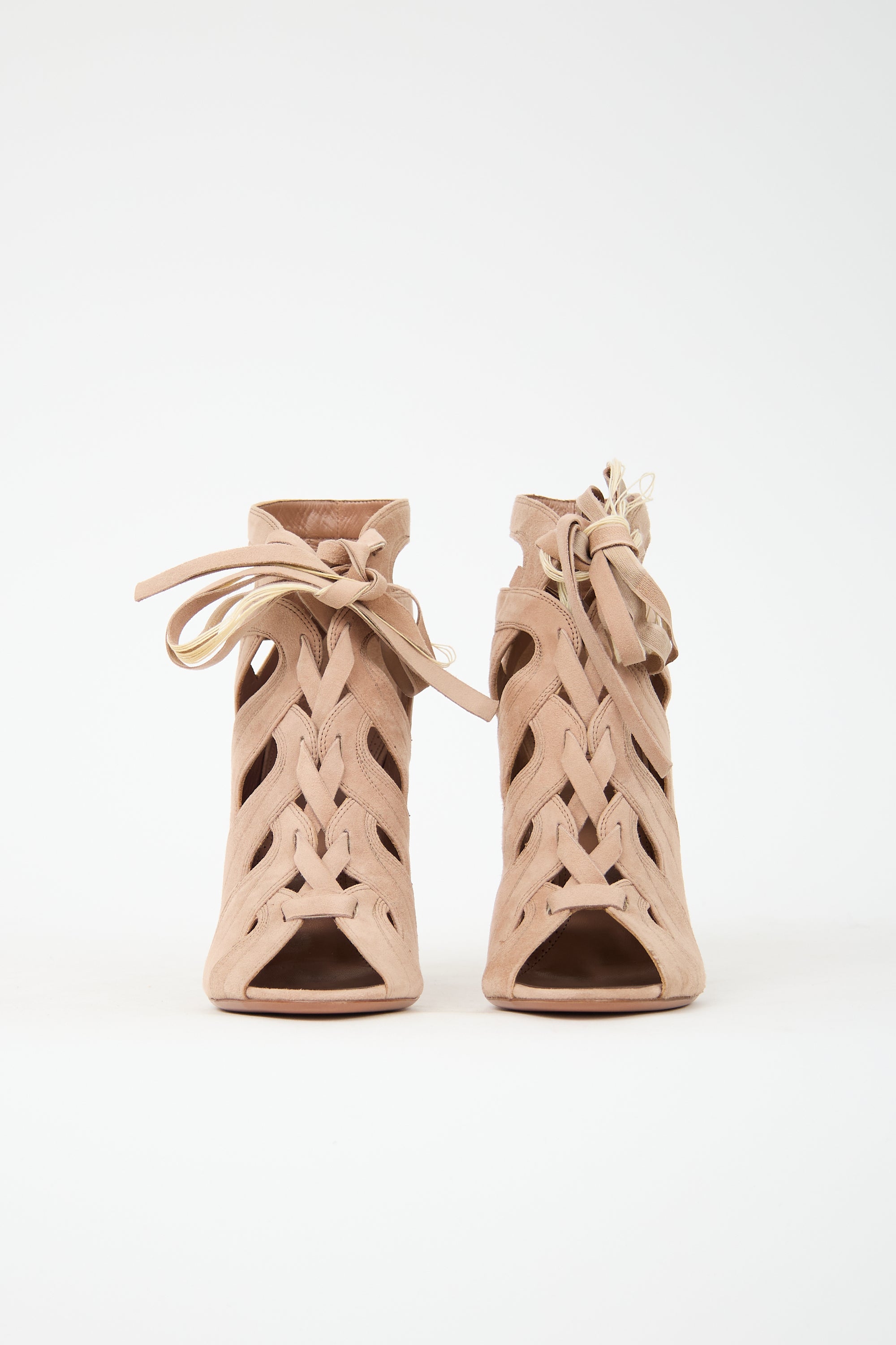 Alaïa Suede Gladiator Heel