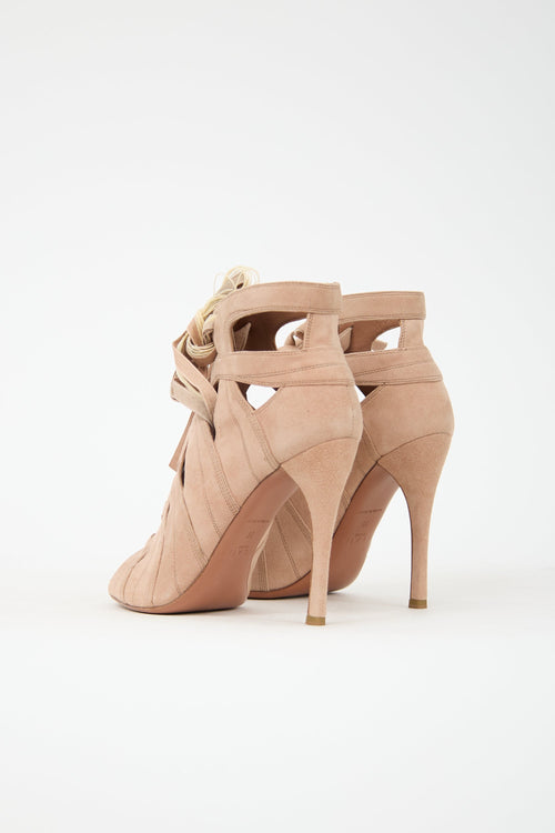 Alaïa Suede Gladiator Heel