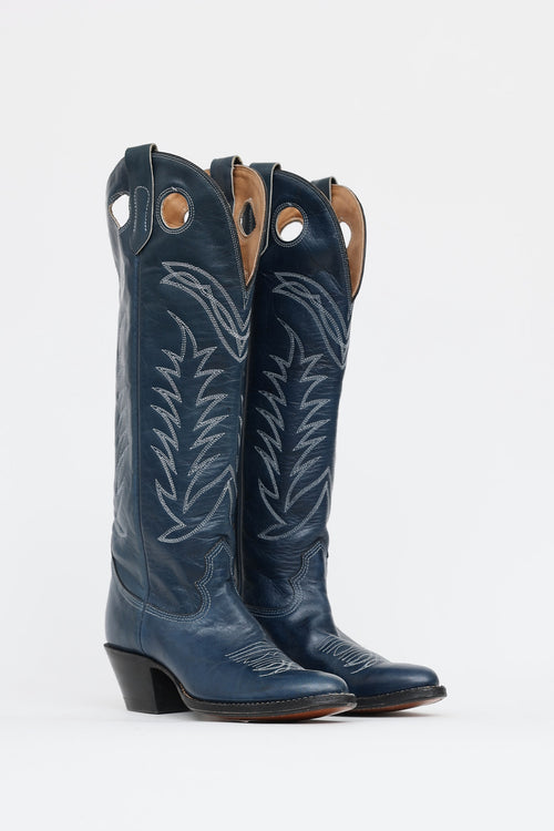 Alberta Boot Co. Co Embroidered Western Boot