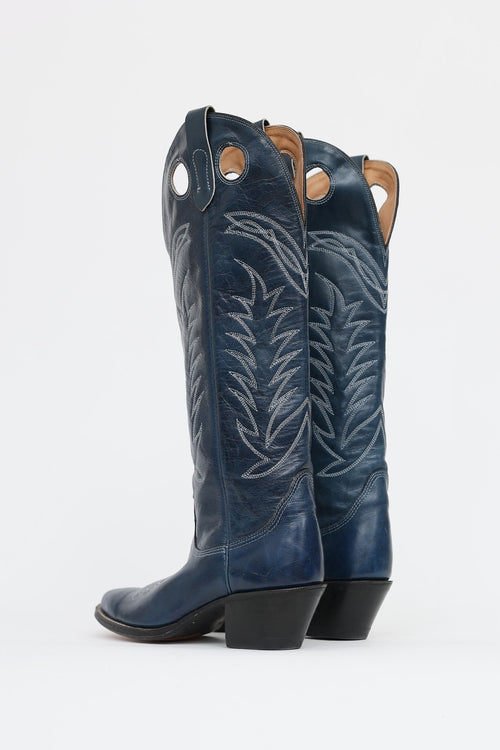 Alberta Boot Co. Co Embroidered Western Boot