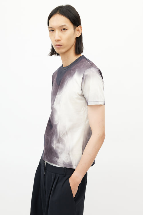 Alexander McQueen Black & Multicolour Smoke T-Shirt