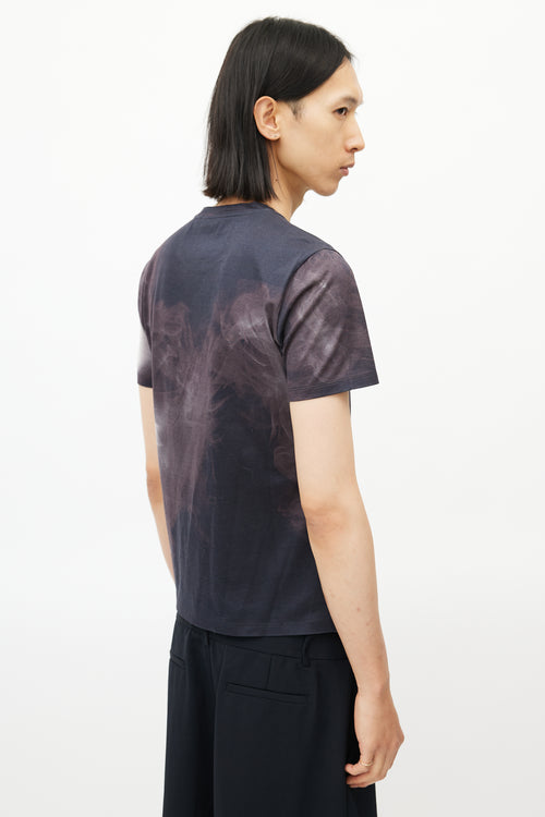 Alexander McQueen Black & Multicolour Smoke T-Shirt