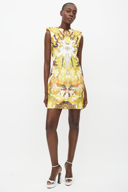 Alexander McQueen SS 2009 Crystal Printed Dress