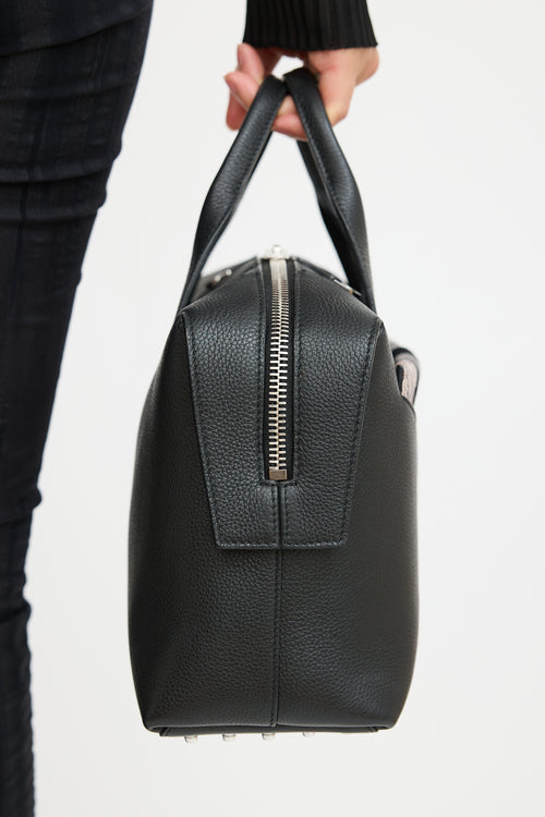 Alexander Wang Black & Beige Leather Rogue Bag