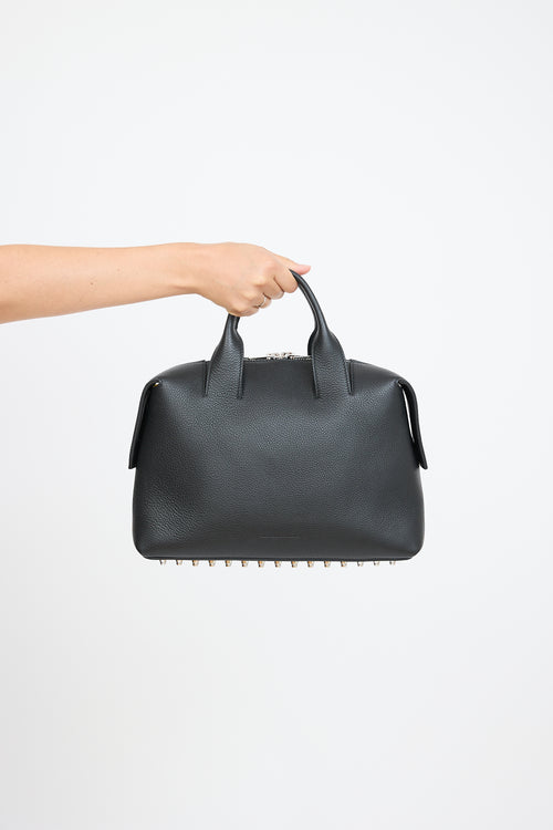 Alexander Wang Black & Beige Leather Rogue Bag