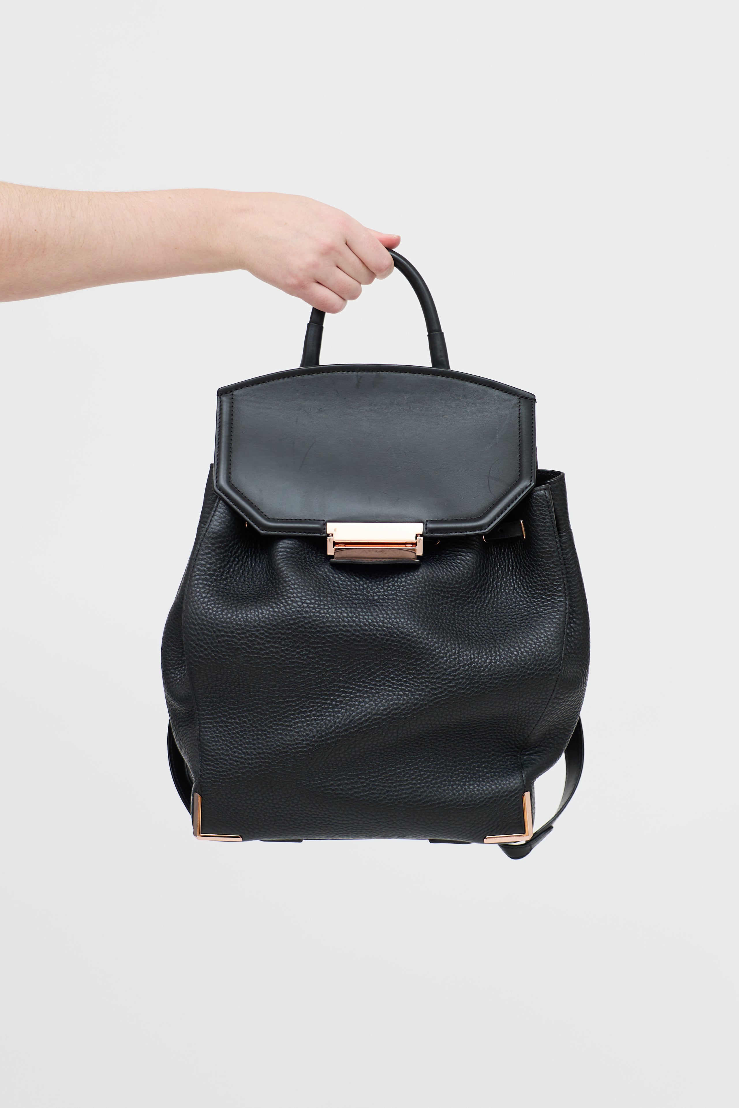 Leather Prisma Backpack