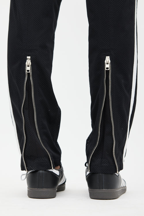 Alexander Wang Black & White Mesh Lace Trouser