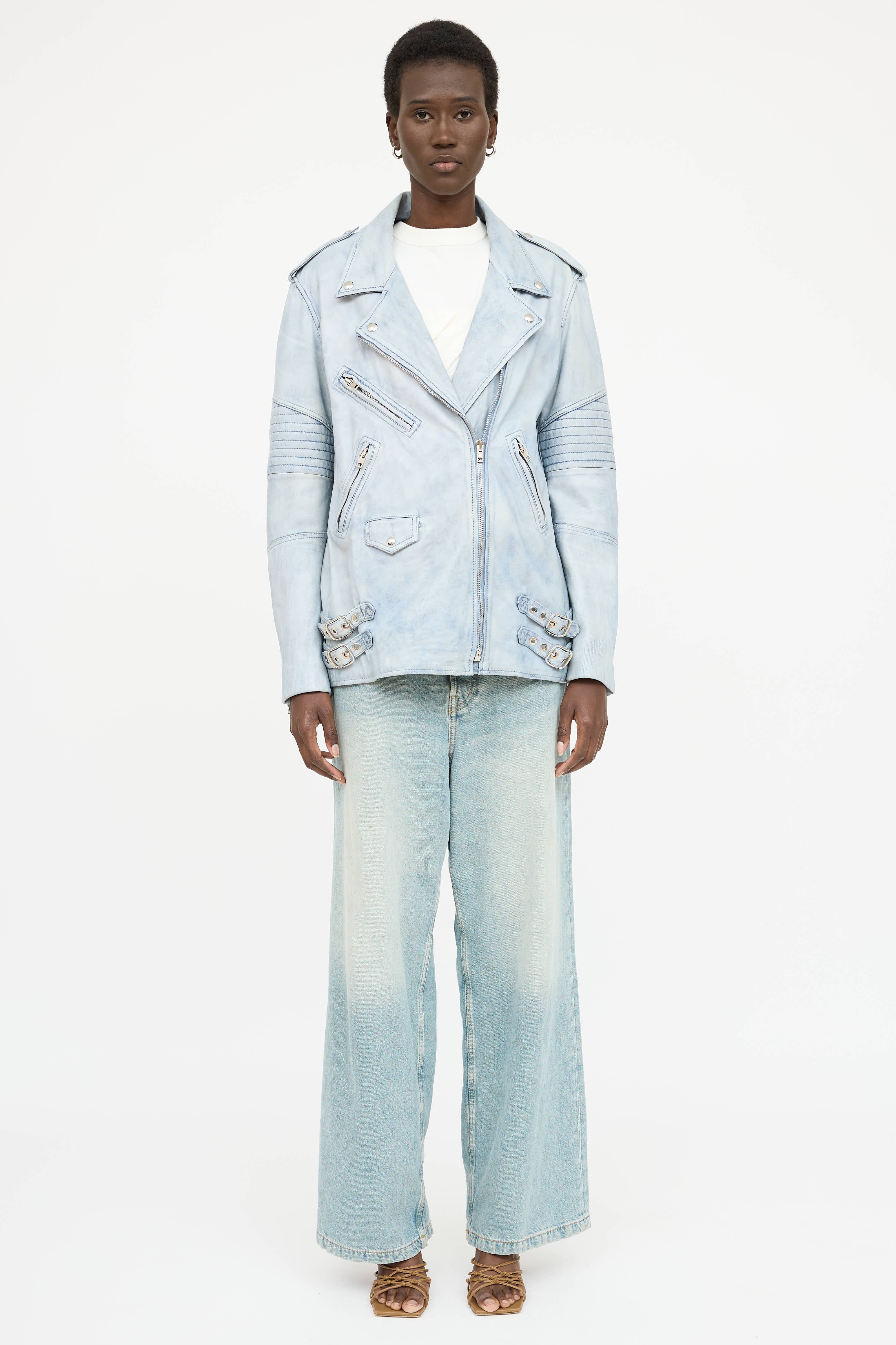 Alexander Wang Leather Moto Jacket