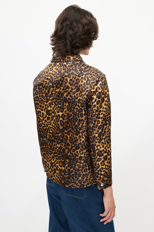 Alexander Wang Brown & Multicolour Print Coach Jacket
