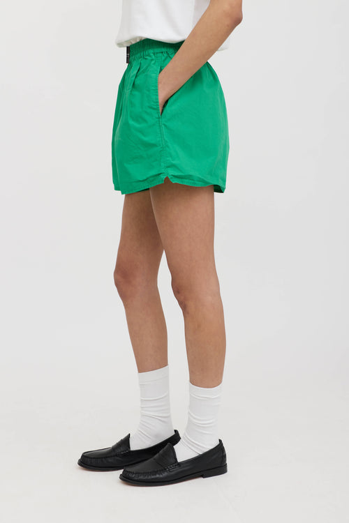 Alexander Wang Pleated Poplin Shorts