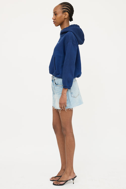 Alexander Wang Glitter Logo Hoodie