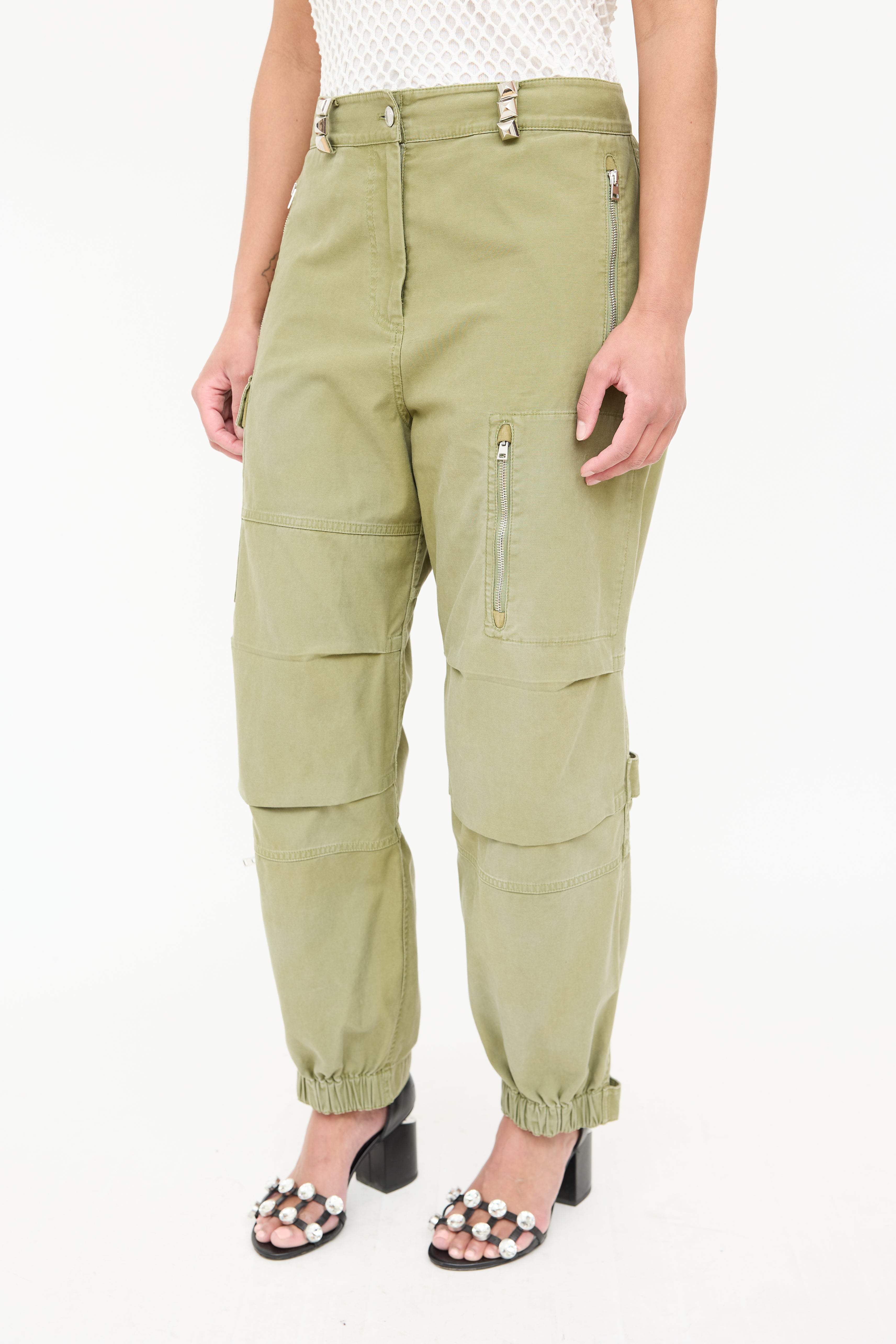 Alexander Wang Studded Cargo Trouser